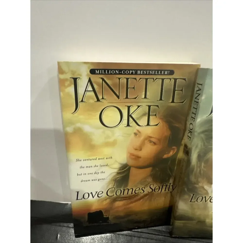 Lot of 4 Janette Oke Love Comes Softly Series Books 1-4 Christian Fiction